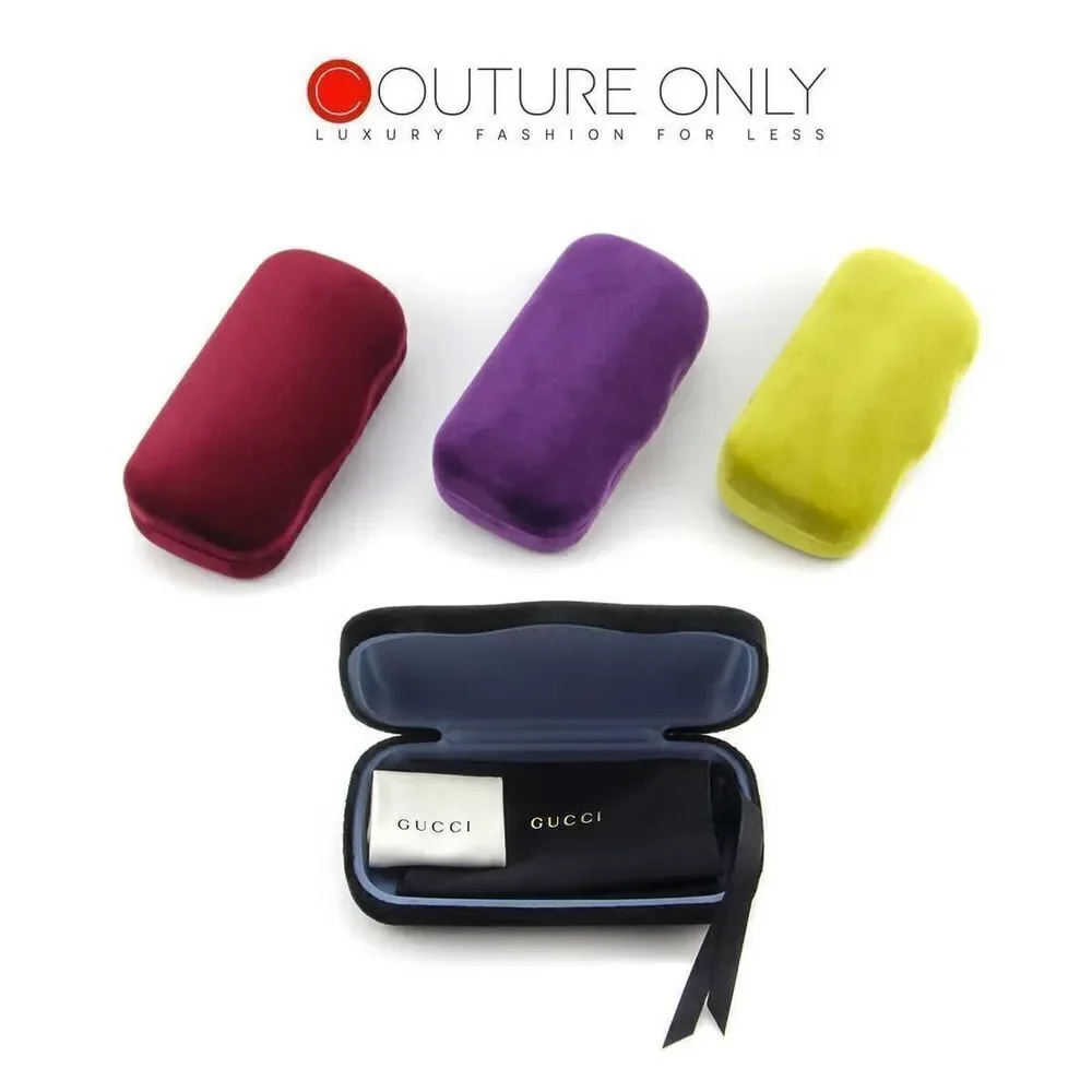 New Gucci Women Sunglasses Black Oversized Square GG0053SN-001 Gray Gradient - Picture 12 of 12